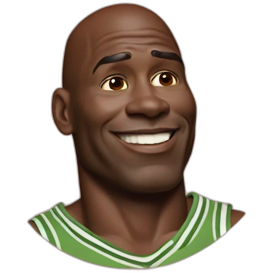 Michael Jordan has Shrek emoji