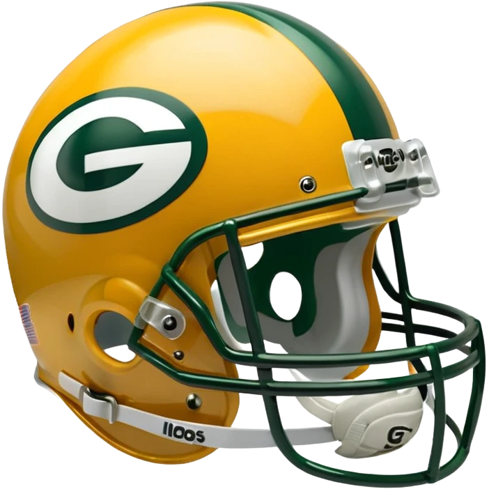 Green Bay packers helmet emoji