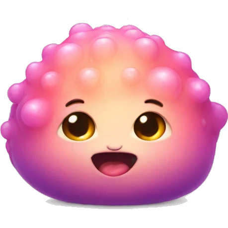 Cute little chubby polyp emoji