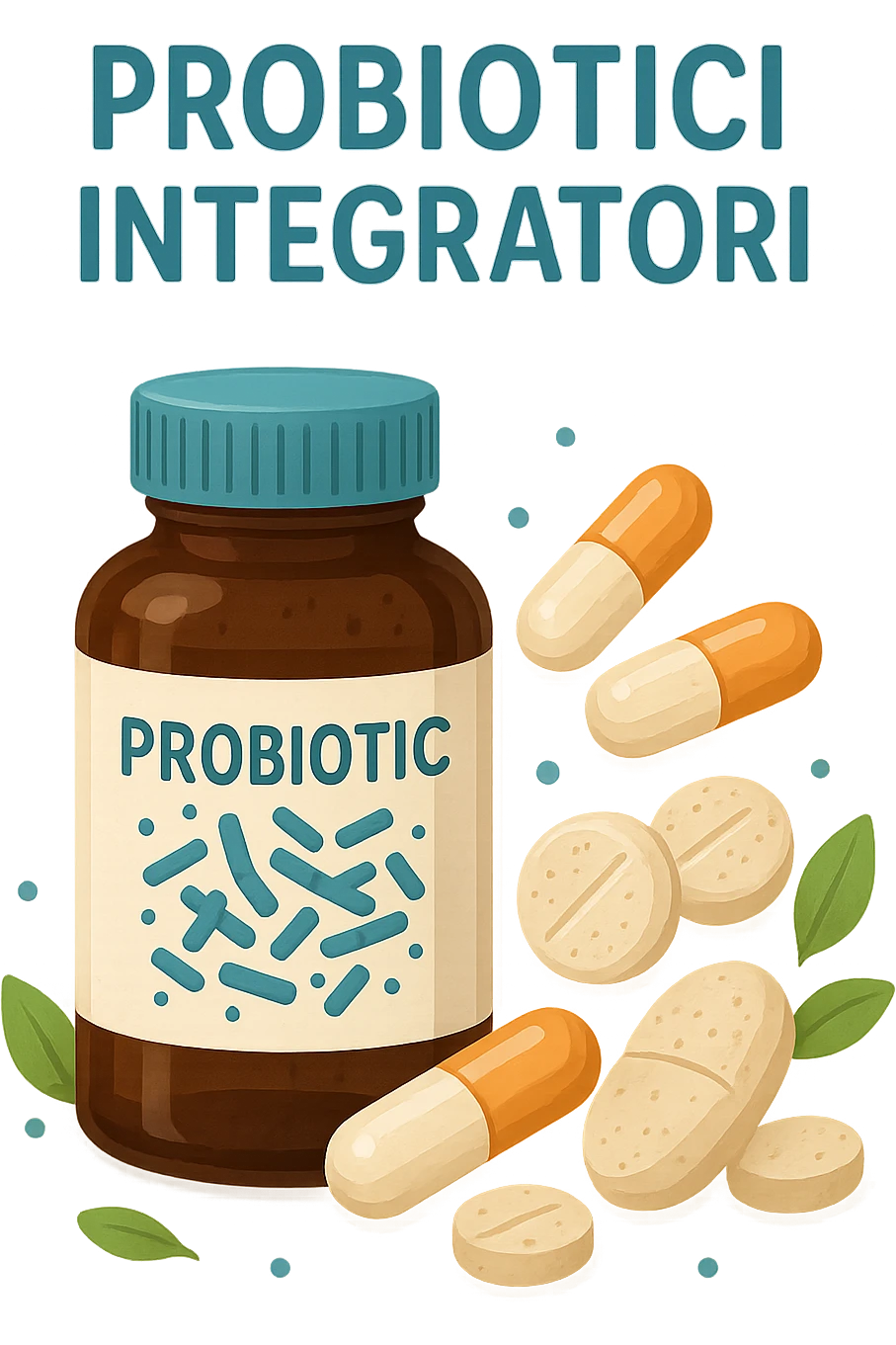 Probiotici integratori emoji
