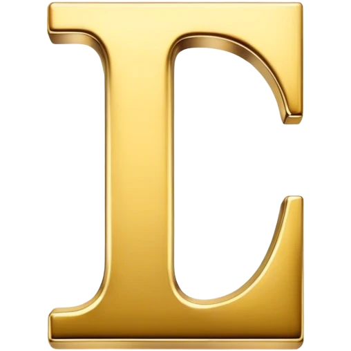 The letter L emoji