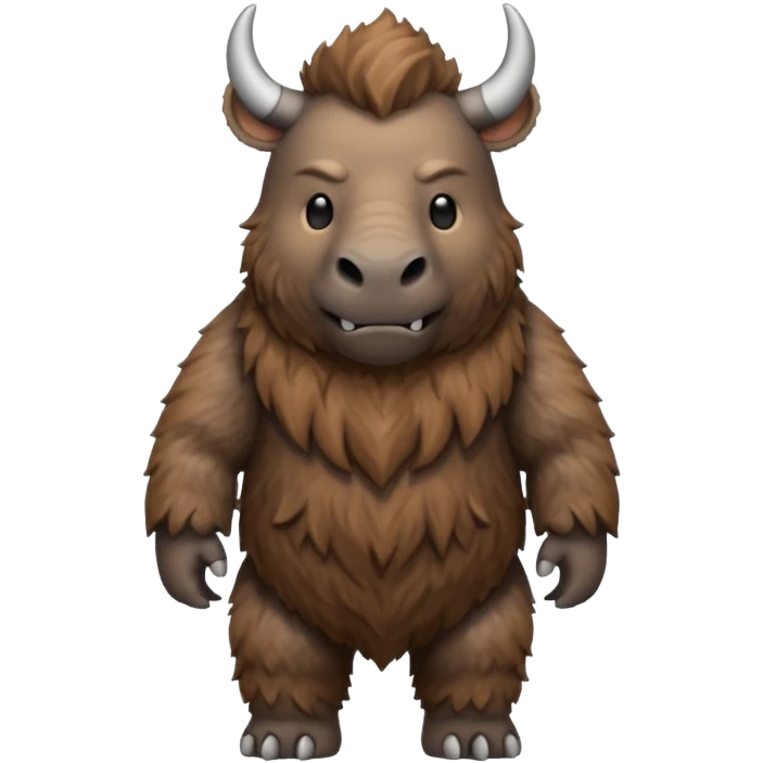 Woolly rhino emoji emoji