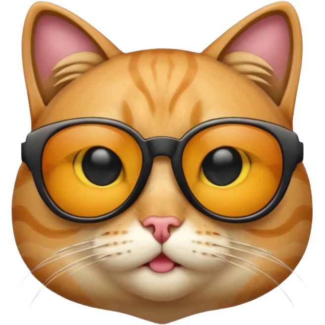 Cat wearing sunglasses emoji