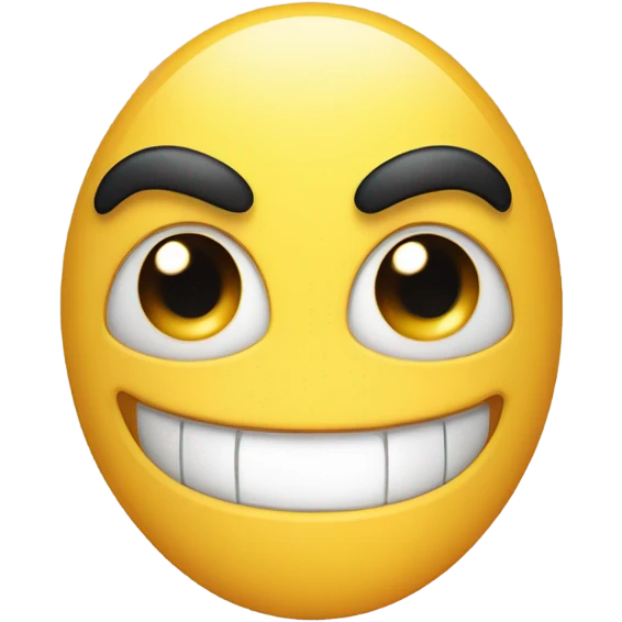 Bad sign with a grin emoji