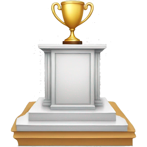 podium for the winners emoji