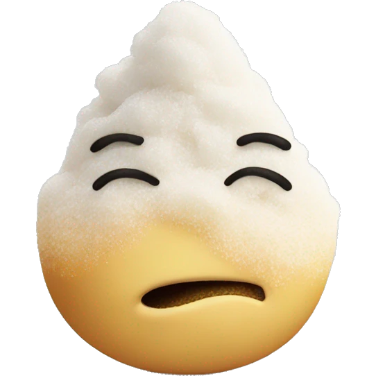 Nose smelling pile of sugar emoji