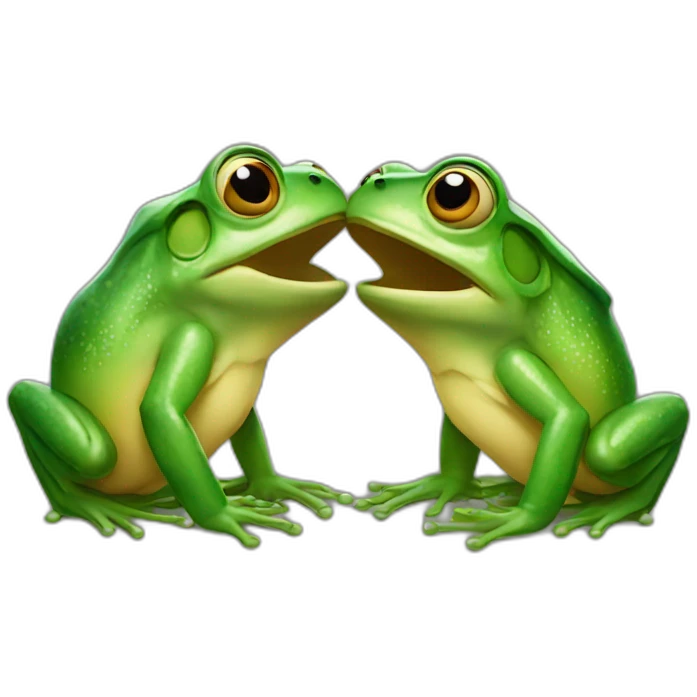 two-frogs-kissing emoji