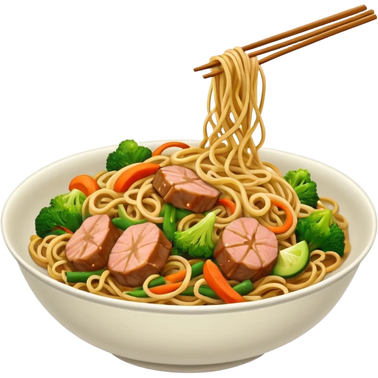 Chow mein emoji
