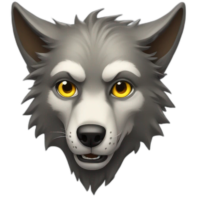 Loup garou emoji