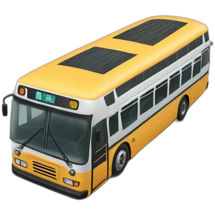 Bus with H2 name on the side emoji