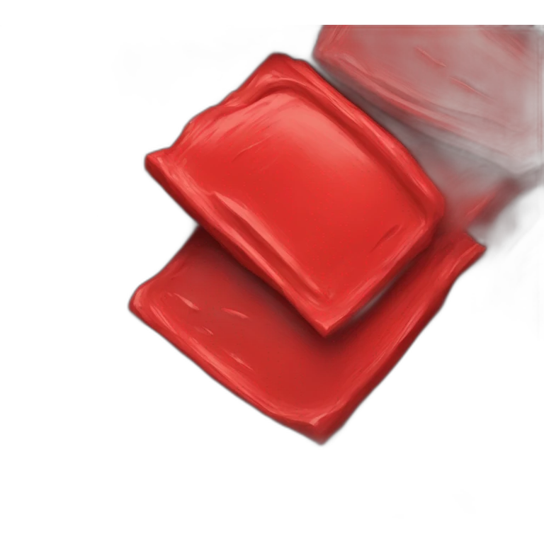thick red paint in a pile emoji