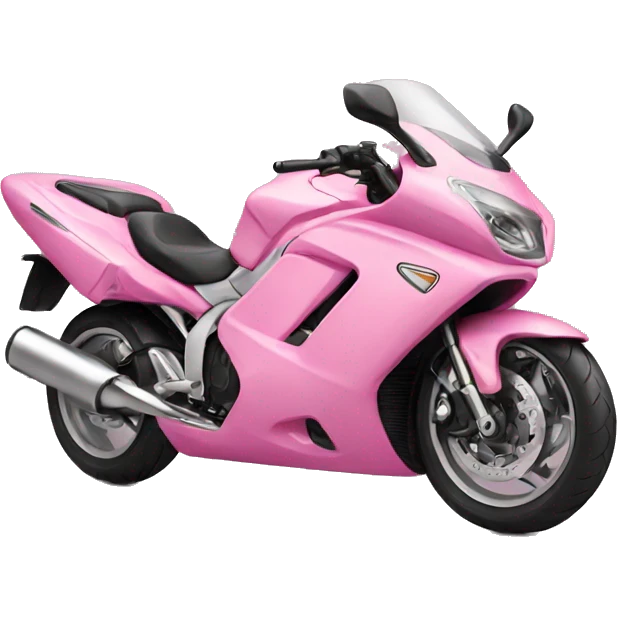 Pink motorcycle  emoji