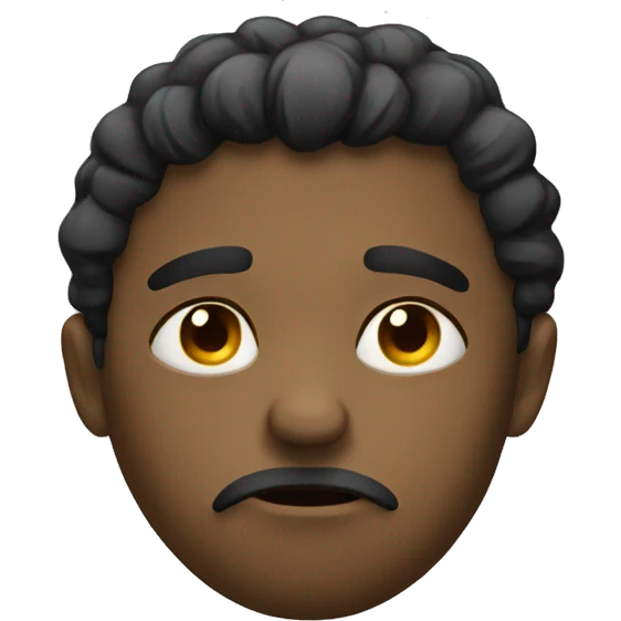Sad but in love emoji