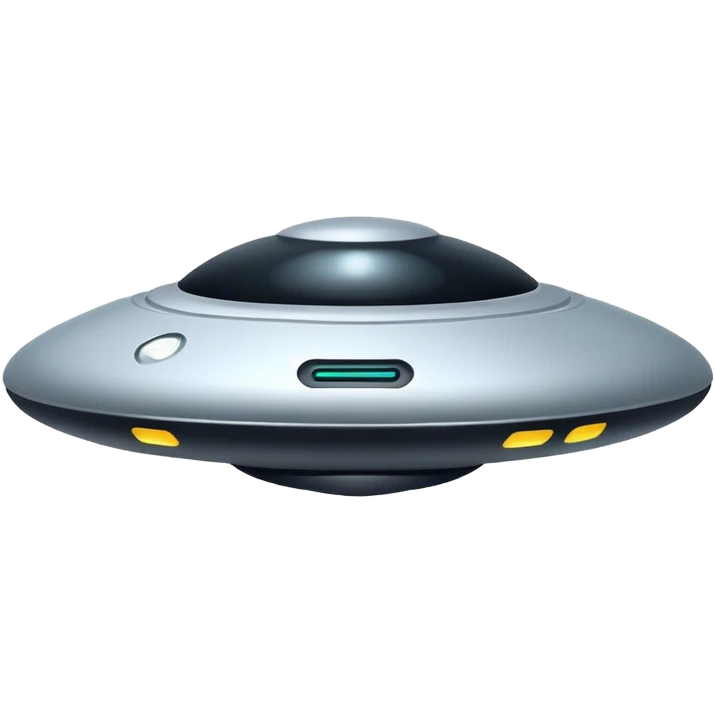 simple and minimal ufo   emoji