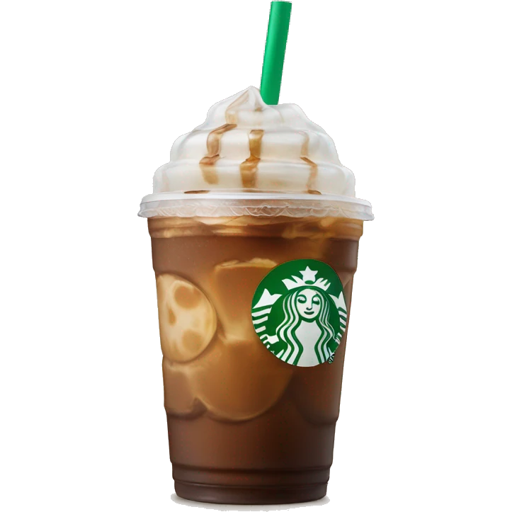 Starbucks iced coffee emoji