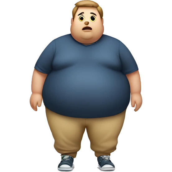 Fat person  emoji
