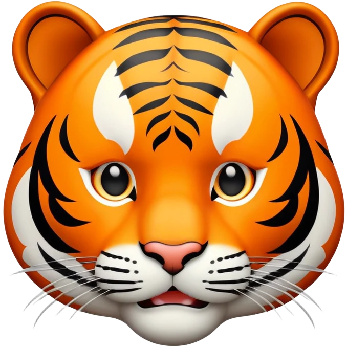 tiger face with LOL speech bubble for Twitch emote emoji