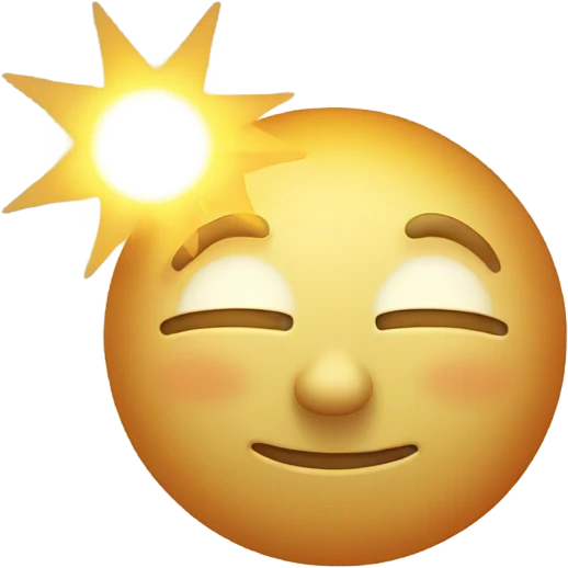 Sun emoji
