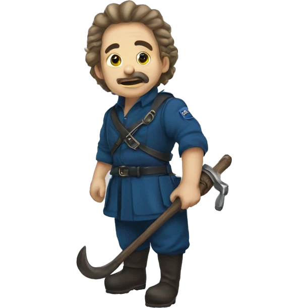 Blauer haken emoji