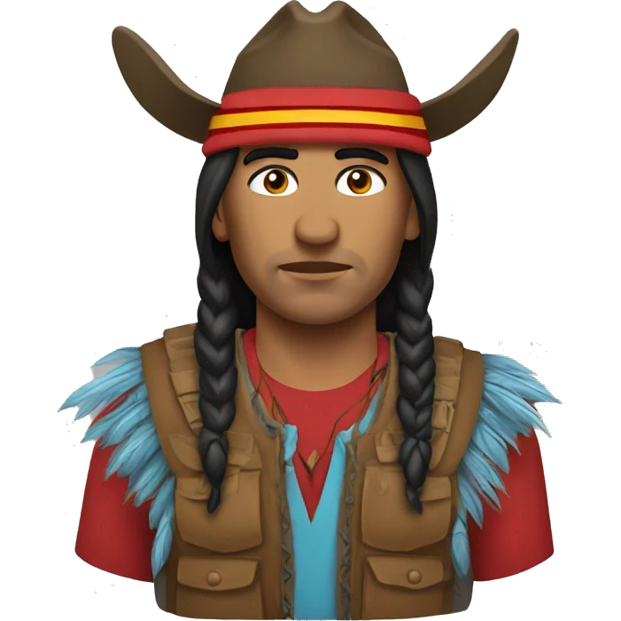 Un apache  emoji