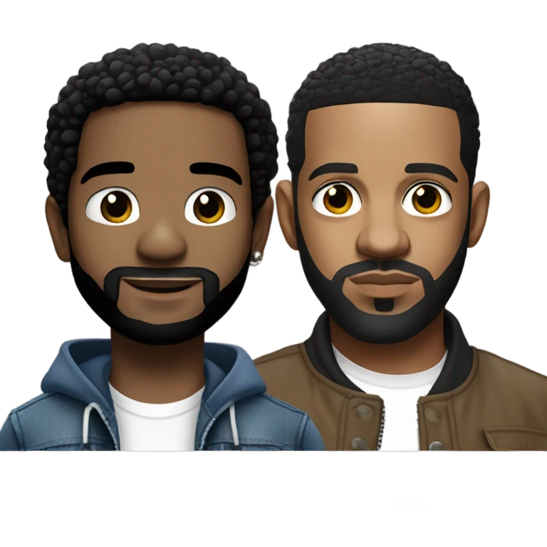 Drake and kendrick lamar together emoji