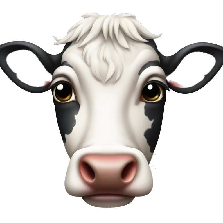Kuh mit Herz Augen  emoji