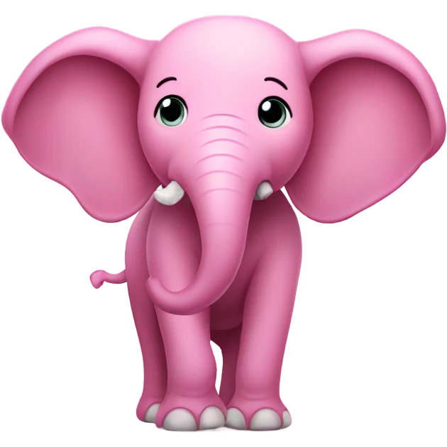pink elephant  emoji