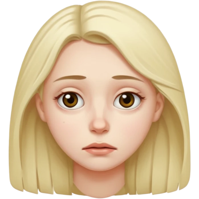 Tired girl emoji