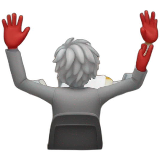 Man caught red-handed in class emoji