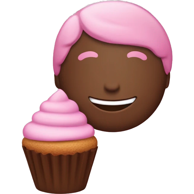 Varm choklad som är rosa emoji