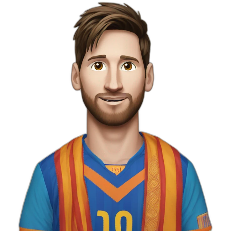 messi in Hindu attire emoji