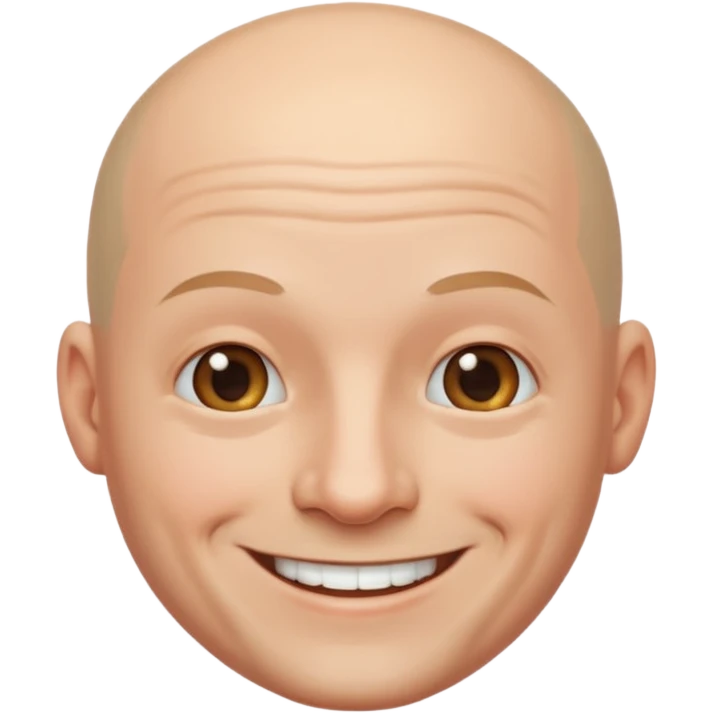 bald man emoji