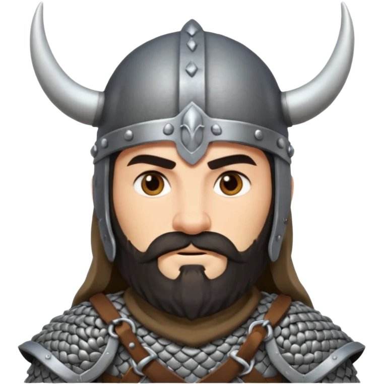 viking rider with dark beard emoji