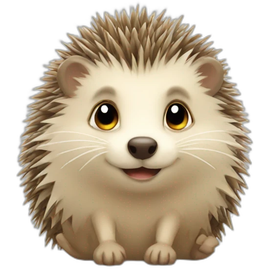 hedghog cute emoji