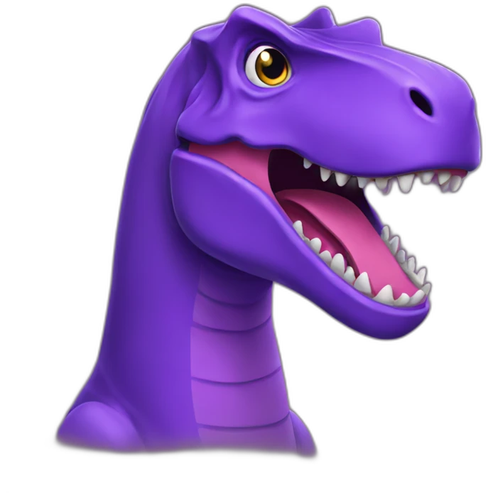 purple trex emoji