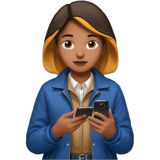 Rider with phone,Metro Riders, inside metro train, no transparent, with background,full image , negative transparent, positive background. emoji