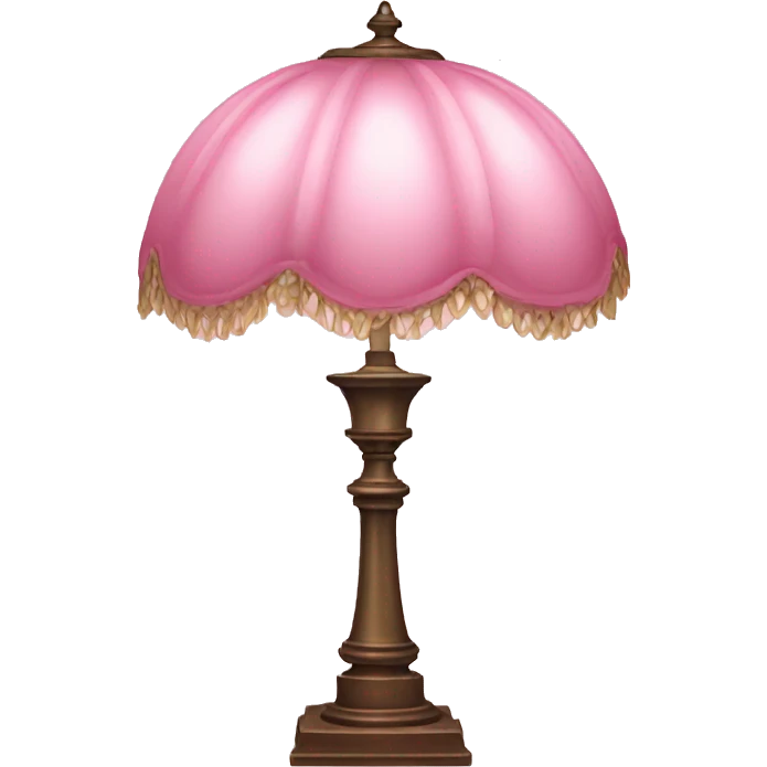pink antique lamp emoji