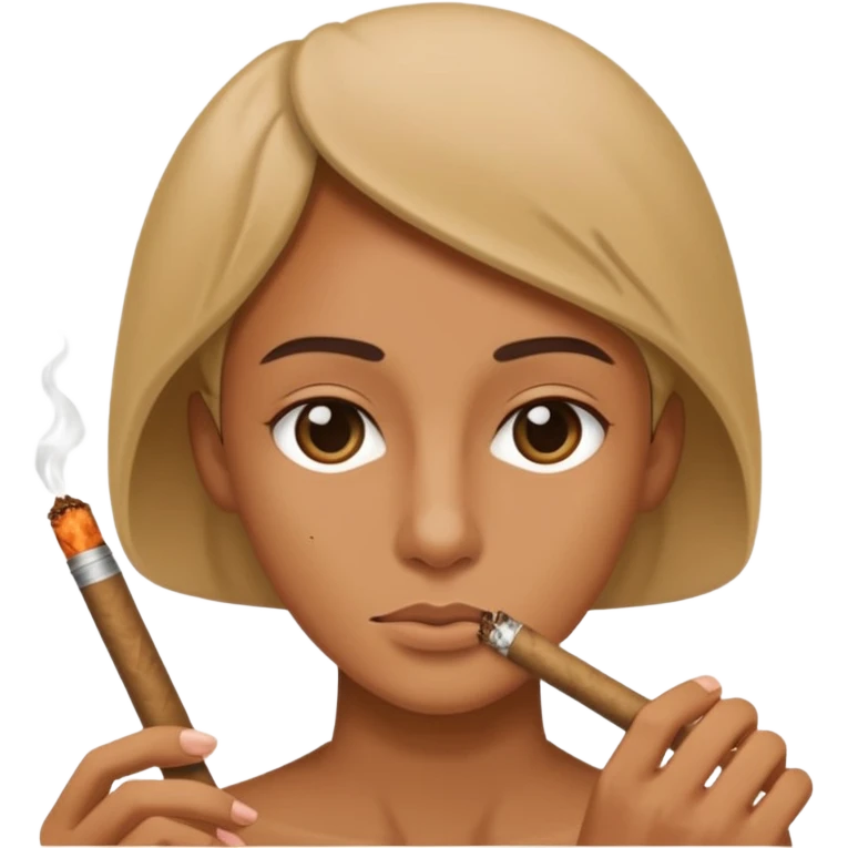 rolling a blunt emoji