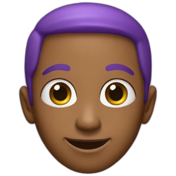 et roxo feliz emoji