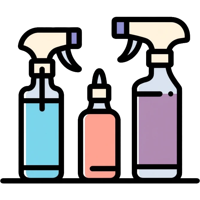 metal degreasing process, cleaning agent removing oil from metal surface emoji