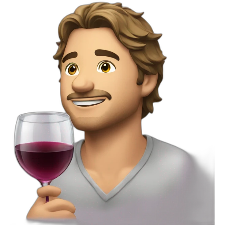 Gleb Three days rain drink wine emoji