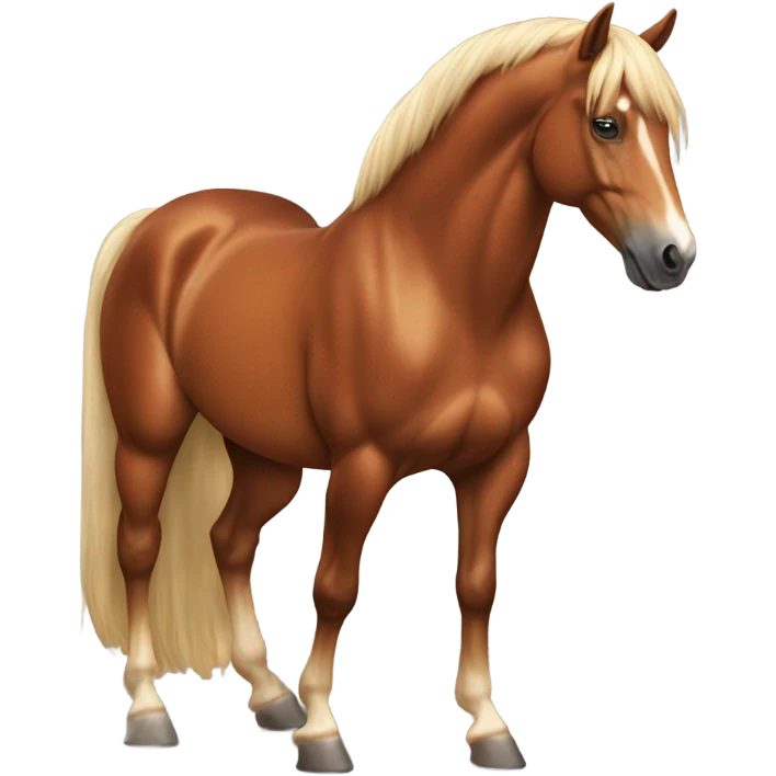 chestnut horse  emoji