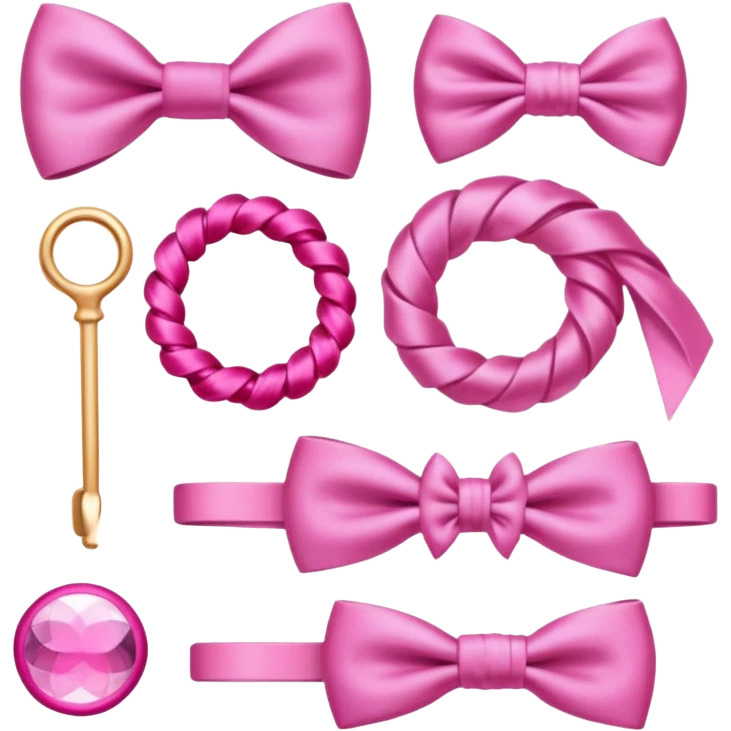 Pink Hair accessories emoji