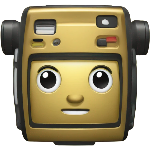 Beeper in colour gold emoji
