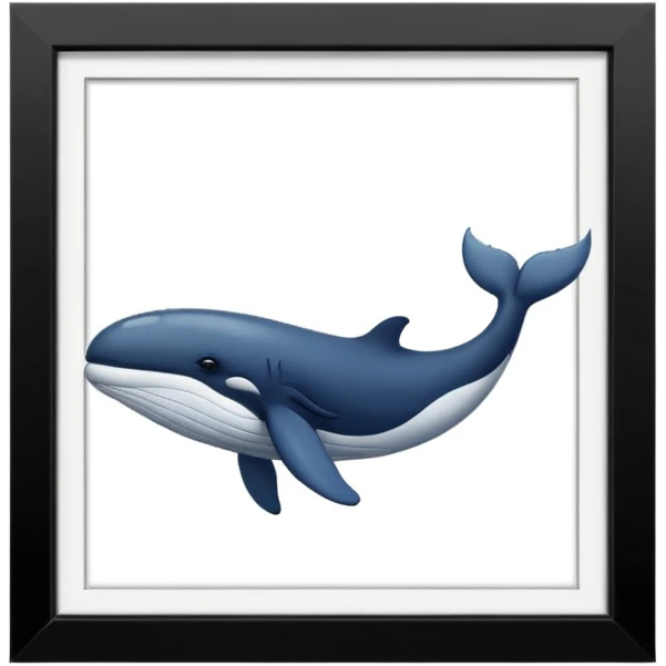 Dibuja emojis minimalistas en blanco y negro, estilo 'ecuación', que representen 'Jonás y el gran pez'. Usa solo símbolos abstractos como 🐋, 🌊, 🙏 en trazos simples, sin color, similar a una fórmula matemática."*   emoji