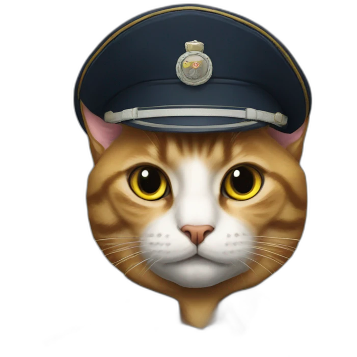cat as fieldmarshal emoji