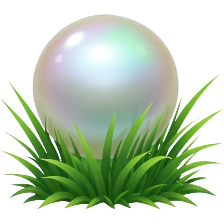 A Pearl in a Field emoji