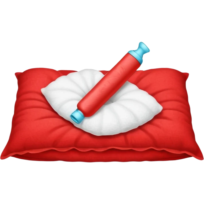tampon on bed  emoji
