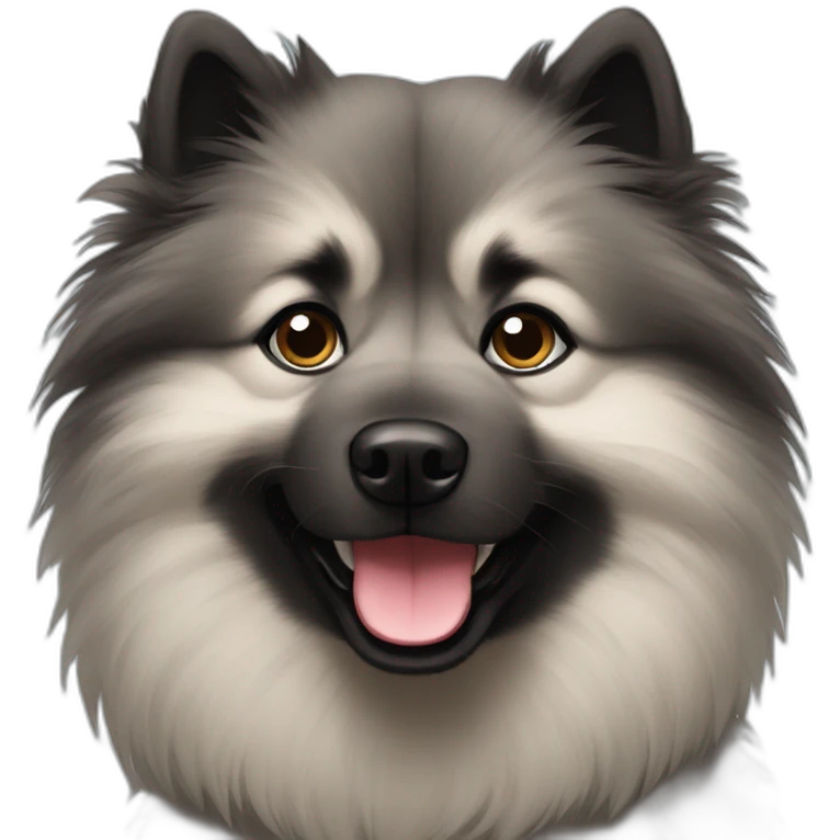 Keeshond emoji