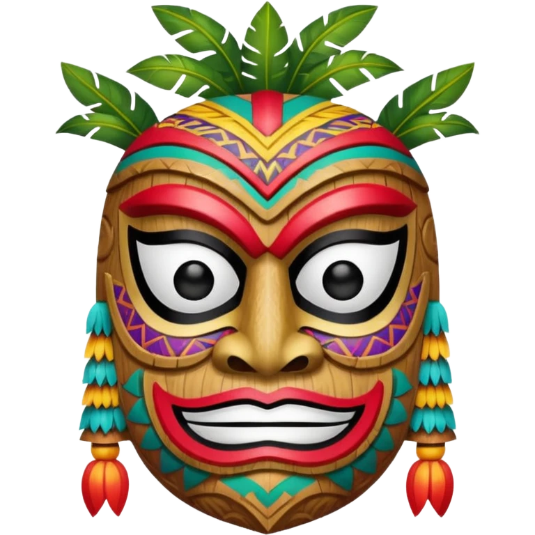 Mavi ünlü tiki emoji